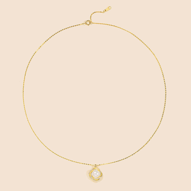 Beloved Life Gold and Silver Pearl Necklace