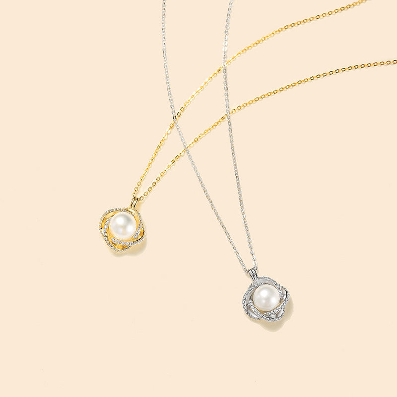 Beloved Life Gold and Silver Pearl Necklace