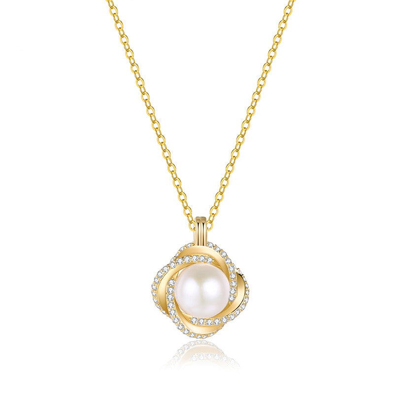 Beloved Life Gold and Silver Pearl Necklace